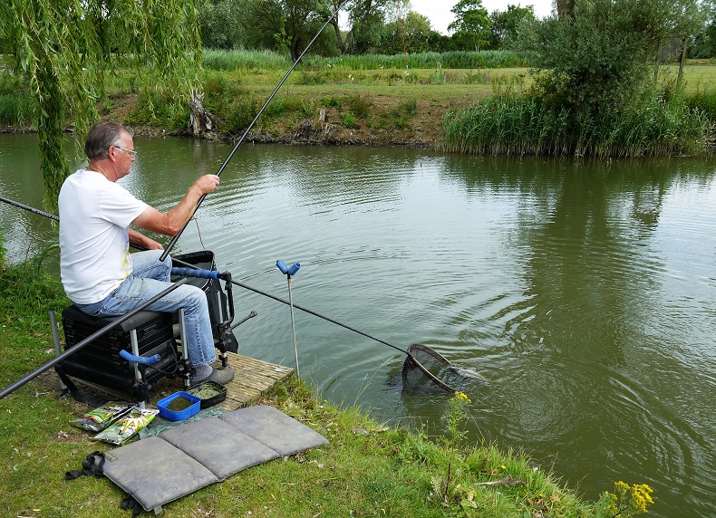 Fishing at Cosgrove Park Northamptonshire